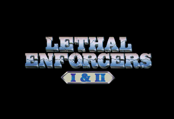 Lethal Enforcers I & II Title Screen